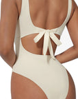 Backless With O-Ring One Piece  Swimsuit