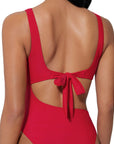Backless With O-Ring One Piece  Swimsuit