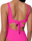 Backless With O-Ring One Piece  Swimsuit
