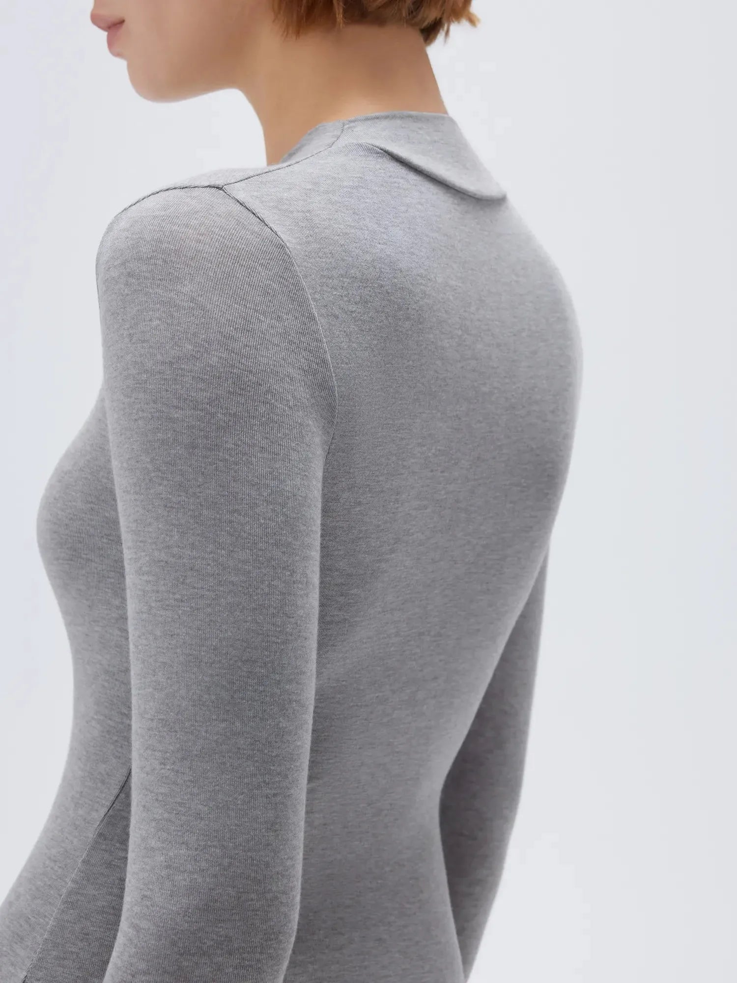 SUUKSESS Modal Cashmere Long Sleeve T Shirts for Women Ultralight Fall Fashion 2025 Trendy Asymmetric Neck Casual Tops-SUUKSESS-SUUKSESS