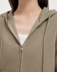 SUUKSESS Womens 2 Piece Outfits Zip Up Hoodie Sweatshirt Tracksuit Straight Wide Leg Sweatpant Lounge Matching Sets-SUUKSESS-SUUKSESS