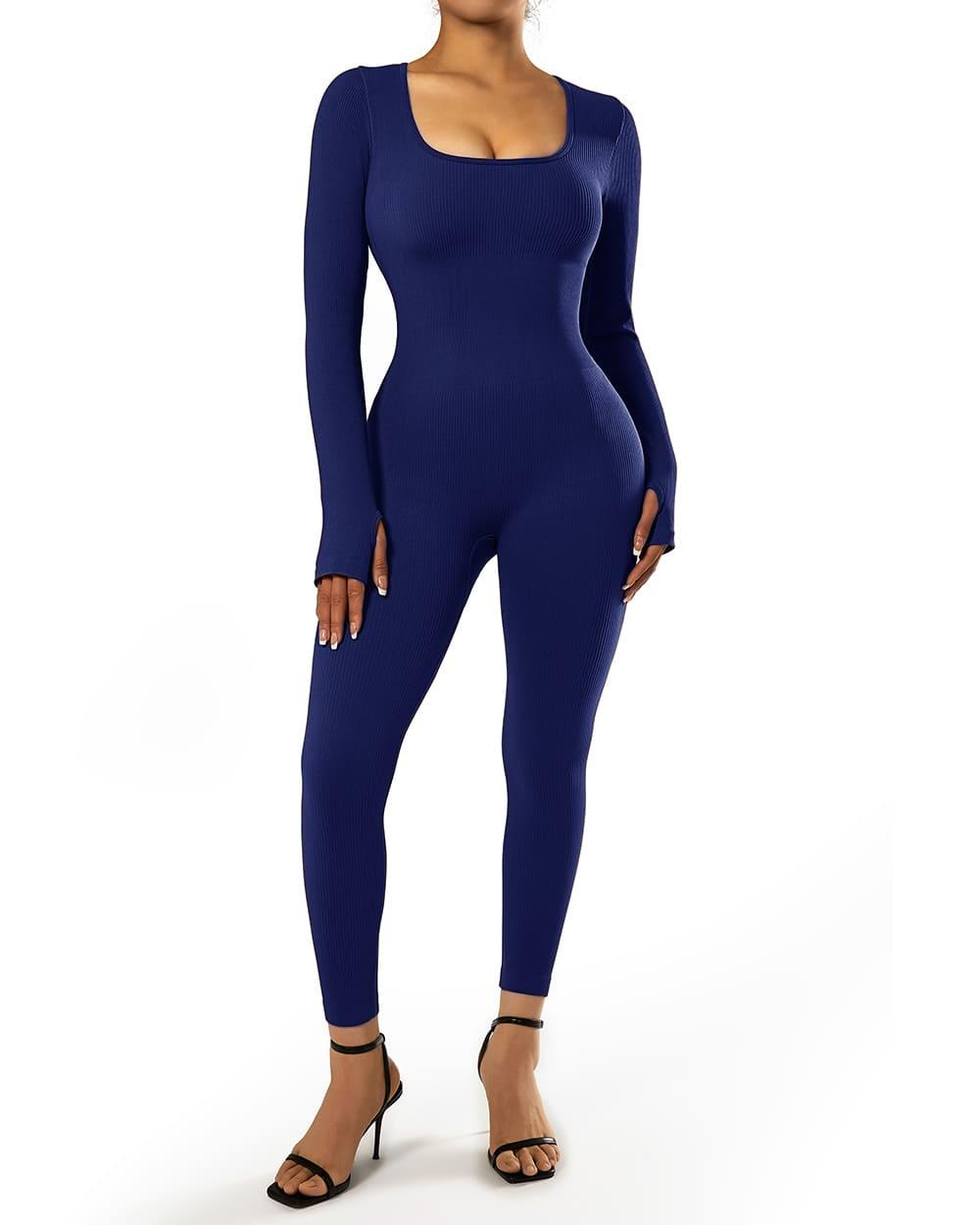 Ribbed One-Piece Jumpsuits - SUUKSESS