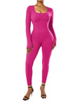 Ribbed One-Piece Jumpsuits - SUUKSESS