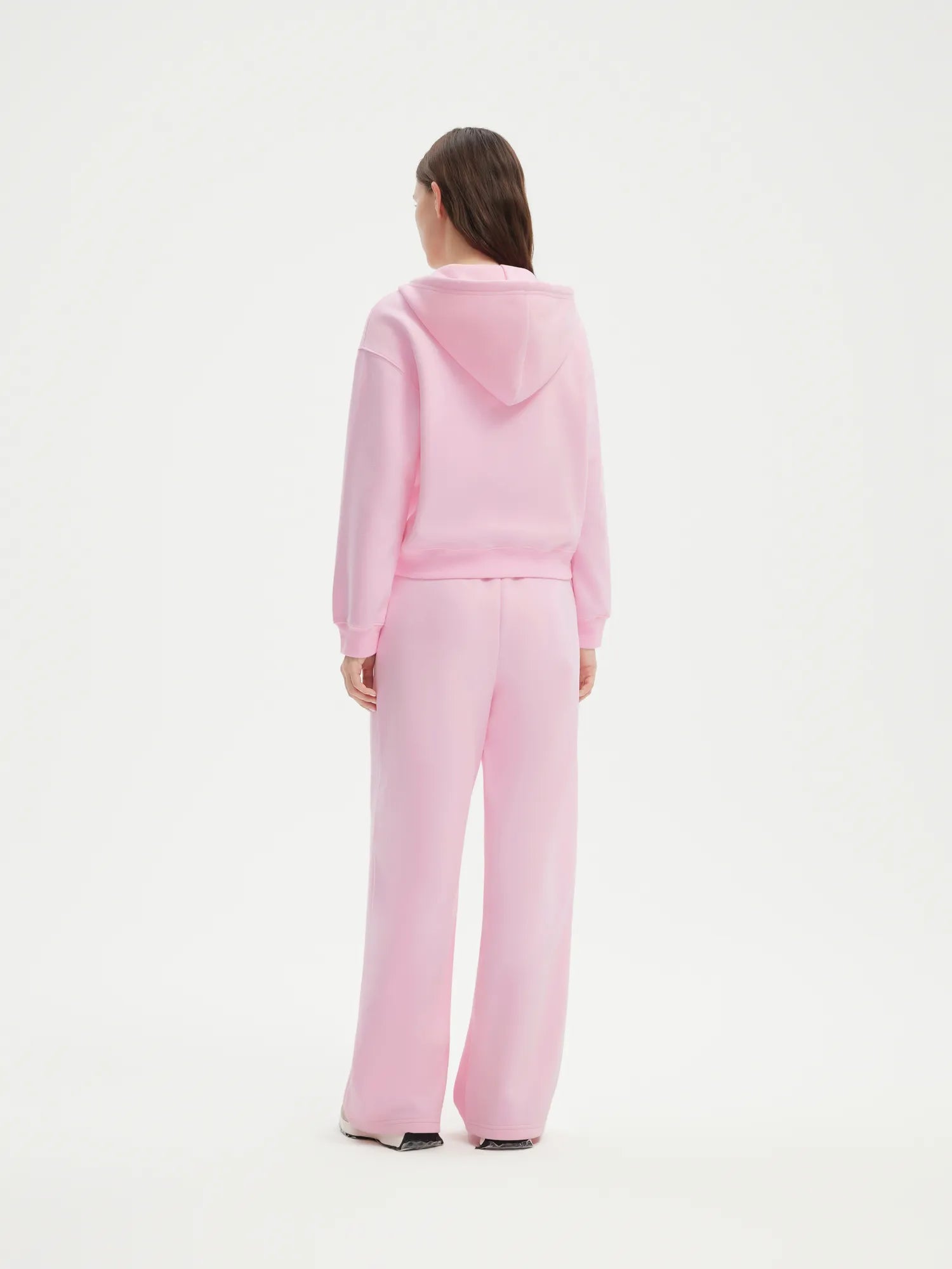 SUUKSESS Womens 2 Piece Outfits Zip Up Hoodie Sweatshirt Tracksuit Straight Wide Leg Sweatpant Lounge Matching Sets-SUUKSESS-SUUKSESS