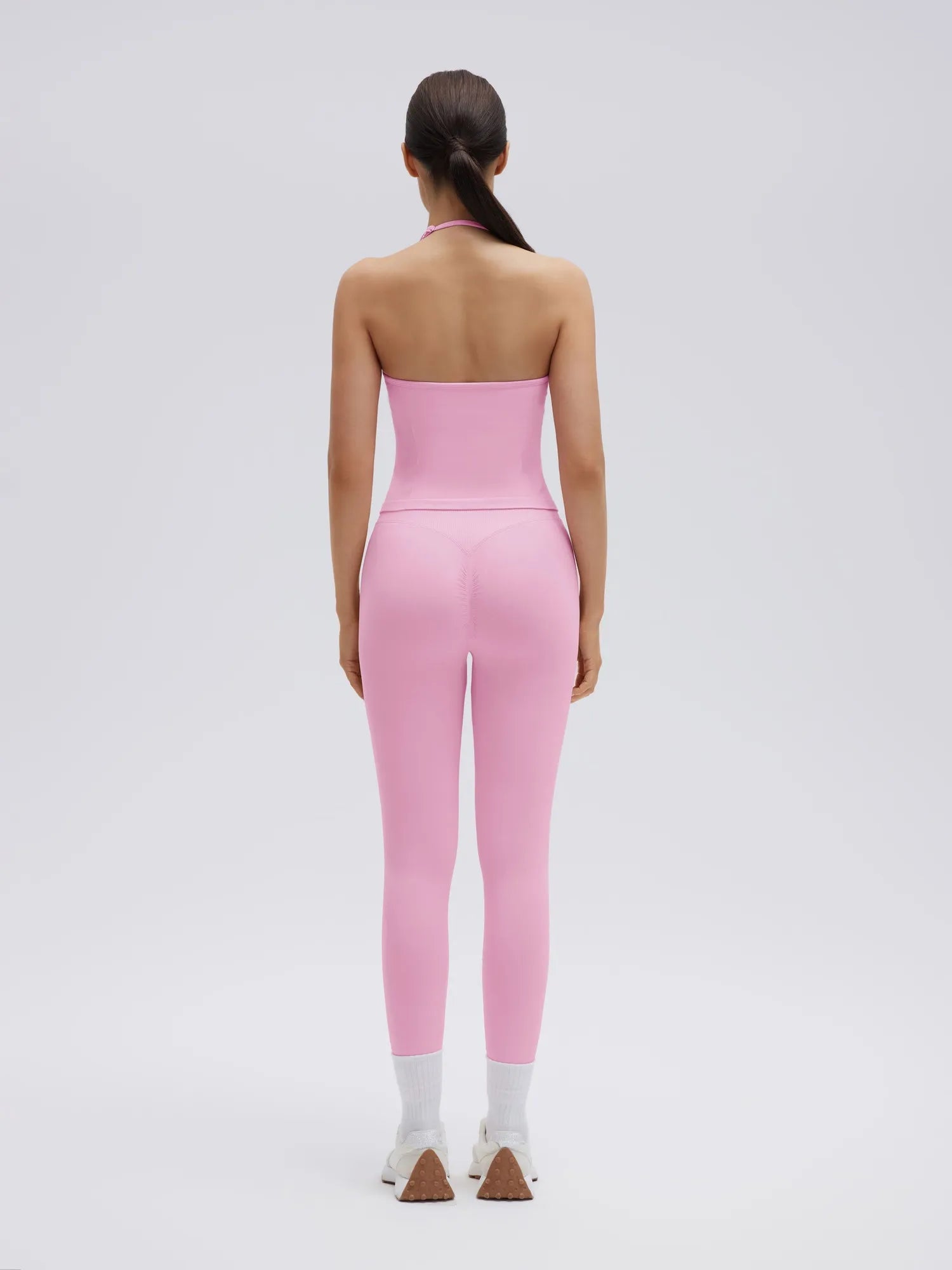 SUUKSESS Impact Longline Strappy Top Halter Workout Top for Women Padded Backless Sport Gym Tank with Adjustable Strap-SUUKSESS-SUUKSESS