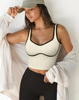 Sweetheart Neckline Sports Bra-Clothing-SUUKSESS-SUUKSESS