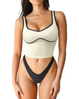 Sweetheart Neckline Sports Bra-Clothing-SUUKSESS-SUUKSESS