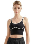 Sweetheart Neckline Sports Bra-Clothing-SUUKSESS-Black-XS-SUUKSESS