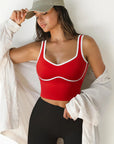 Sweetheart Neckline Sports Bra-Clothing-SUUKSESS-SUUKSESS