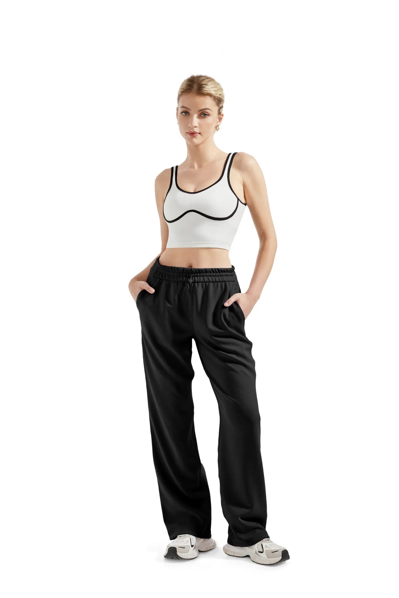 Sweetheart Neckline Sports Bra-Clothing-SUUKSESS-SUUKSESS