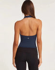Padded Halter Backless Longline Workout Tank Tops-SUUKSESS-SUUKSESS