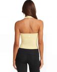 Padded Halter Backless Longline Workout Tank Tops-SUUKSESS-SUUKSESS