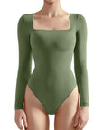 Buttery Soft Square Neck Bodysuit - Long Sleeve