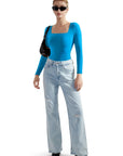 Buttery Soft Square Neck Bodysuit - Long Sleeve