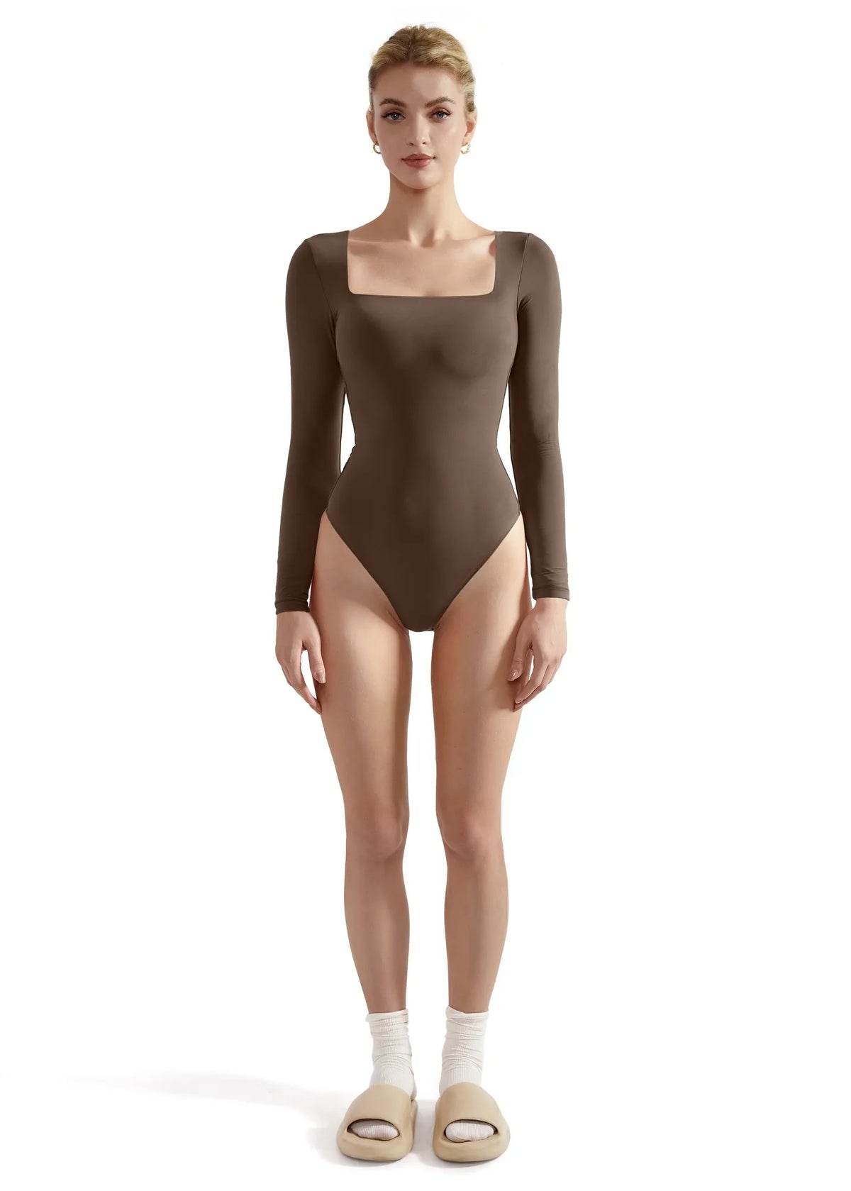 Buttery Soft Square Neck Bodysuit - Long Sleeve