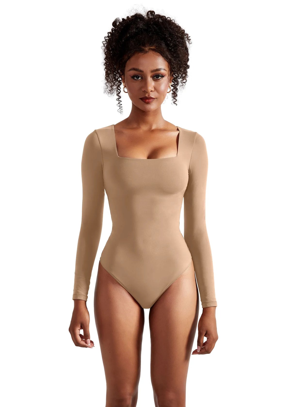 Buttery Soft Square Neck Bodysuit - Long Sleeve