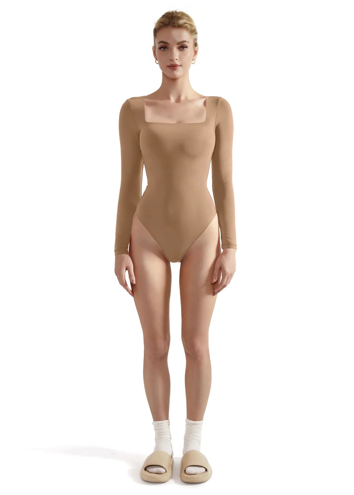Buttery Soft Square Neck Bodysuit - Long Sleeve