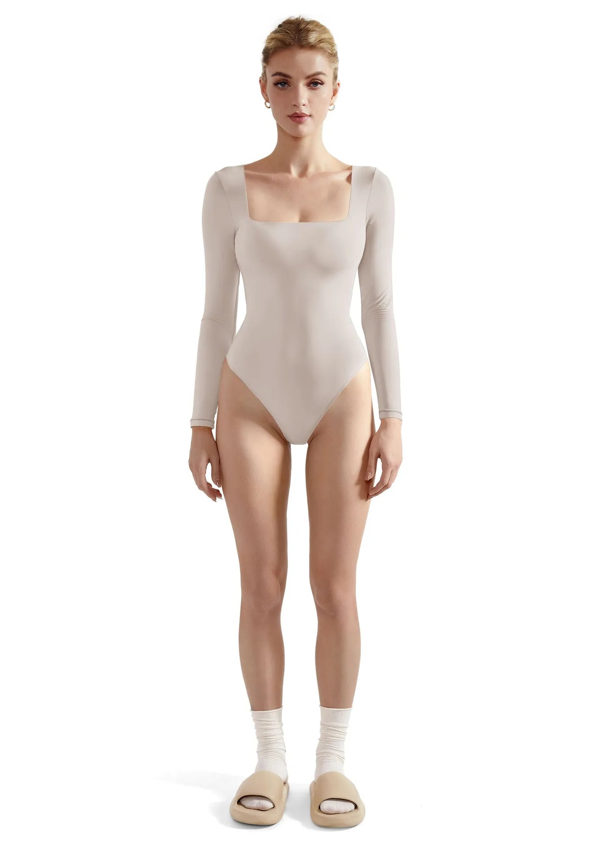 Buttery Soft Square Neck Bodysuit - Long Sleeve