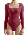 Buttery Soft Square Neck Bodysuit - Long Sleeve
