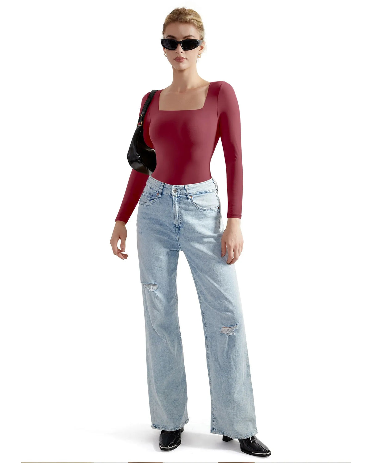 Buttery Soft Square Neck Bodysuit - Long Sleeve