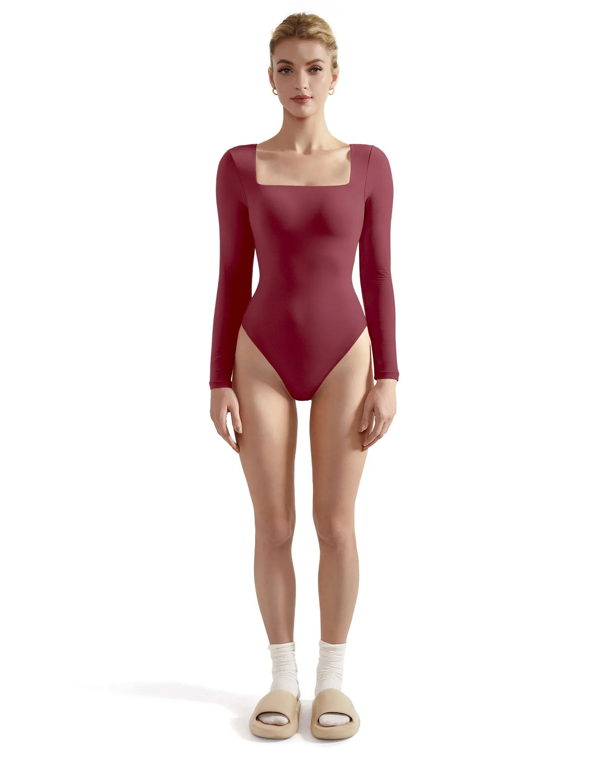 Buttery Soft Square Neck Bodysuit - Long Sleeve