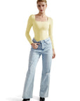 Buttery Soft Square Neck Bodysuit - Long Sleeve
