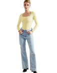 Buttery Soft Square Neck Bodysuit - Long Sleeve