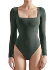 Buttery Soft Square Neck Bodysuit - Long Sleeve