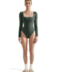 Buttery Soft Square Neck Bodysuit - Long Sleeve
