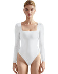 Buttery Soft Square Neck Bodysuit - Long Sleeve