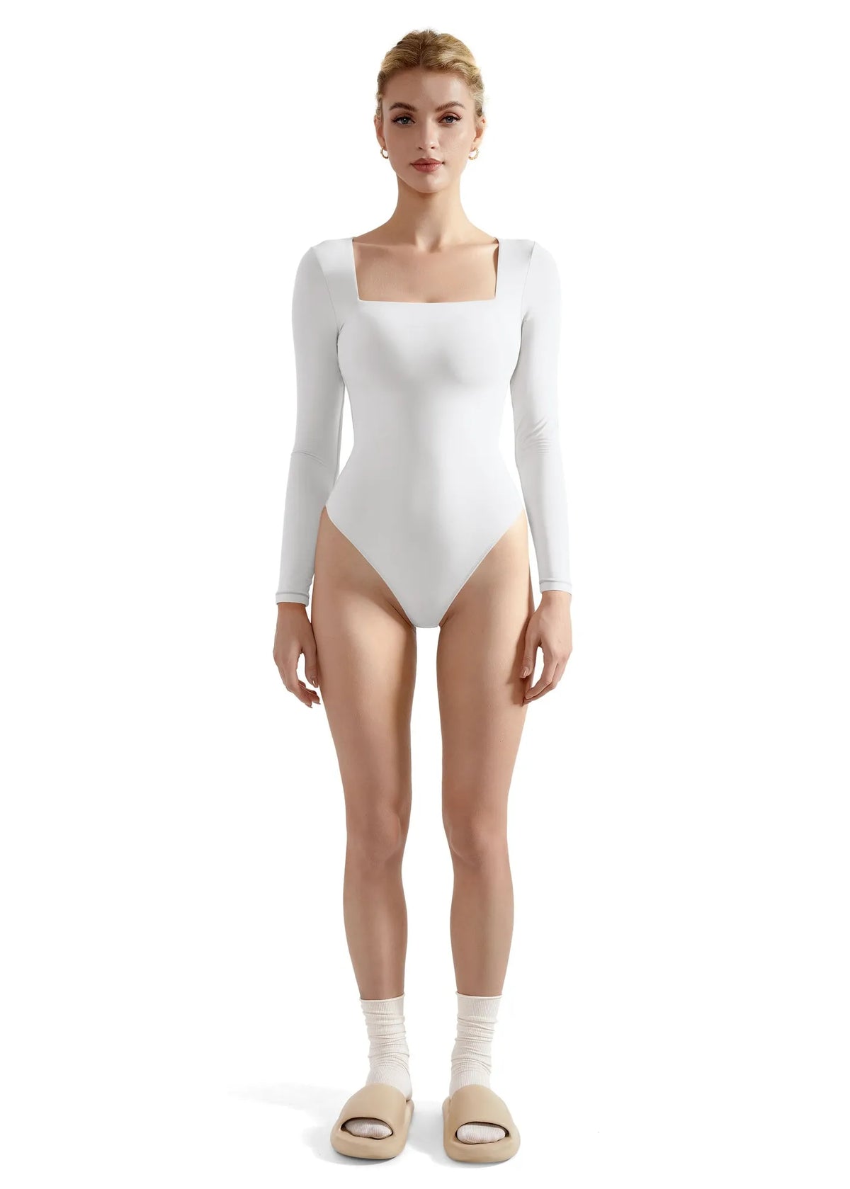 Buttery Soft Square Neck Bodysuit - Long Sleeve