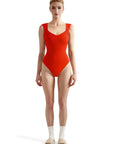 Buttery Soft Sweetheart V Neck Thong bodysuit-Clothing-SUUKSESS-Red-XS-SUUKSESS