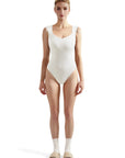 Buttery Soft Sweetheart V Neck Thong bodysuit-Clothing-SUUKSESS-White-XS-SUUKSESS