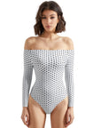 Buttery Soft Off Shoulder Bodysuit - Long Sleeve