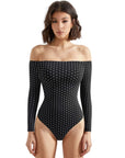 Buttery Soft Off Shoulder Bodysuit - Long Sleeve