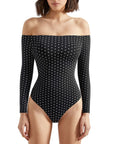 Buttery Soft Off Shoulder Bodysuit - Long Sleeve