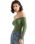 Buttery Soft Off Shoulder Bodysuit - Long Sleeve