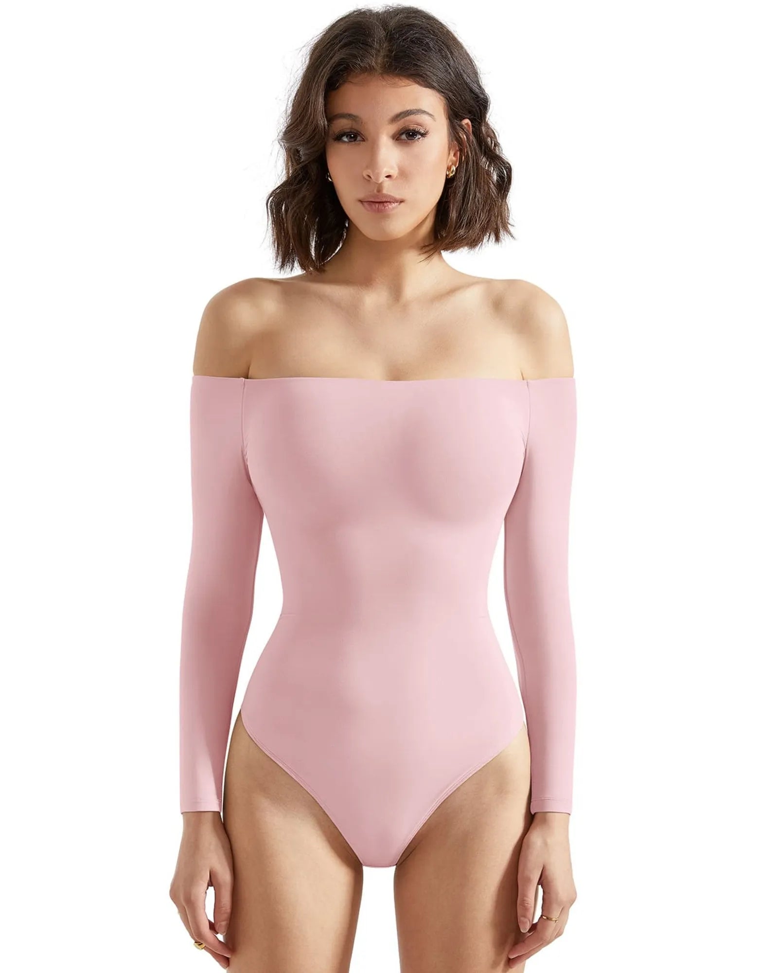 Buttery Soft Off Shoulder Bodysuit - Long Sleeve