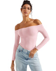Buttery Soft Off Shoulder Bodysuit - Long Sleeve