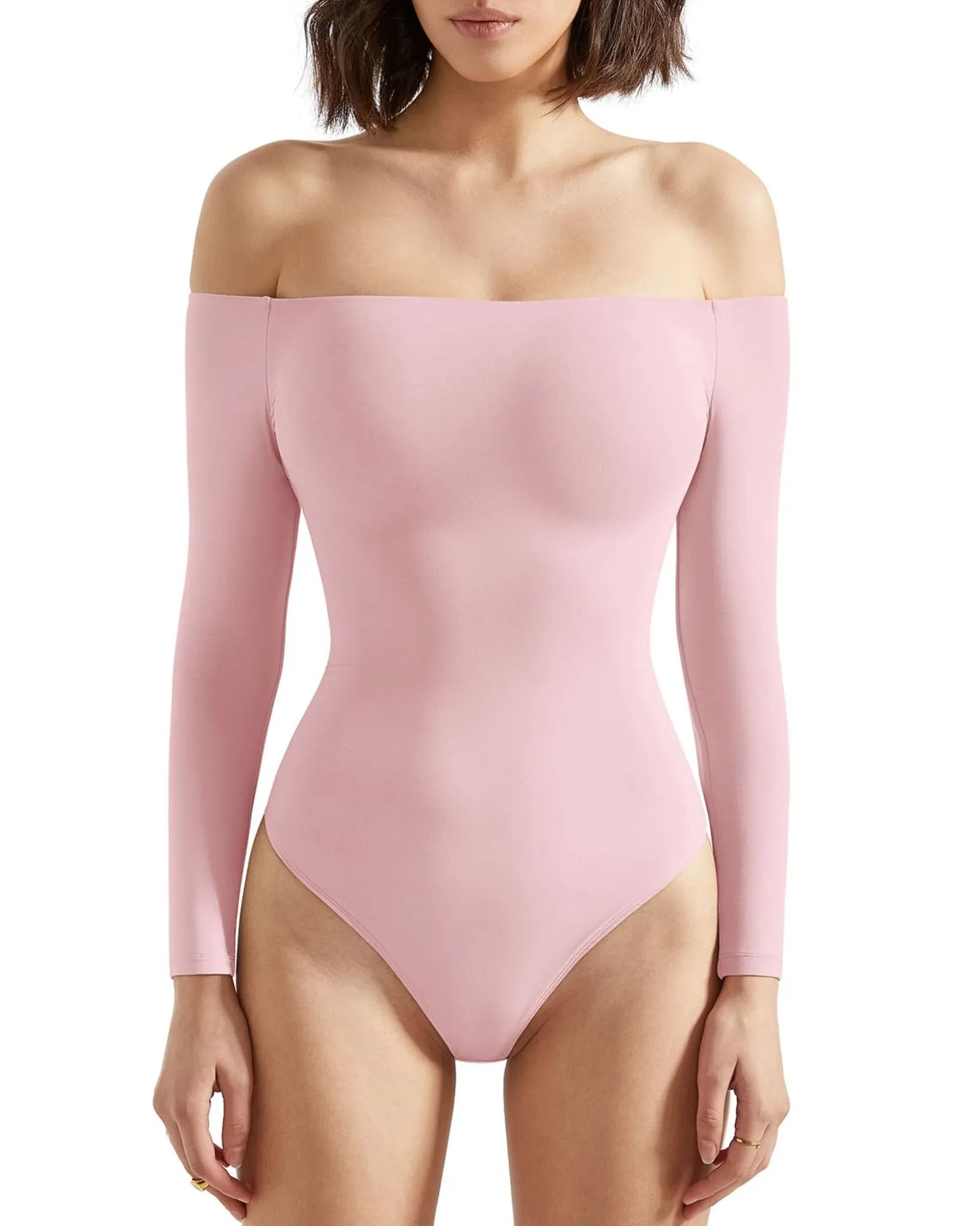 Buttery Soft Off Shoulder Bodysuit - Long Sleeve