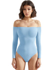 Buttery Soft Off Shoulder Bodysuit - Long Sleeve