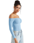 Buttery Soft Off Shoulder Bodysuit - Long Sleeve