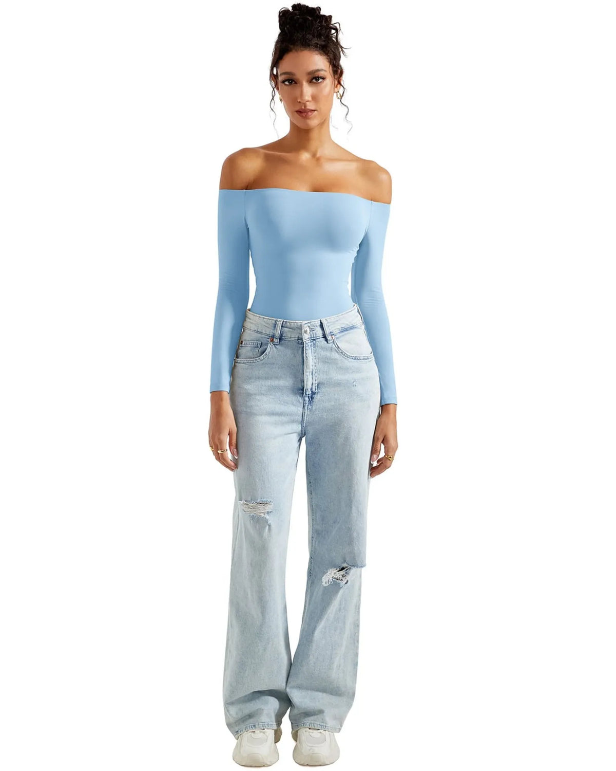 Buttery Soft Off Shoulder Bodysuit - Long Sleeve