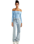 Buttery Soft Off Shoulder Bodysuit - Long Sleeve