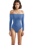 Buttery Soft Off Shoulder Bodysuit - Long Sleeve