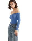 Buttery Soft Off Shoulder Bodysuit - Long Sleeve