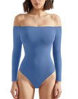 Buttery Soft Off Shoulder Bodysuit - Long Sleeve