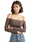 Buttery Soft Off Shoulder Bodysuit - Long Sleeve