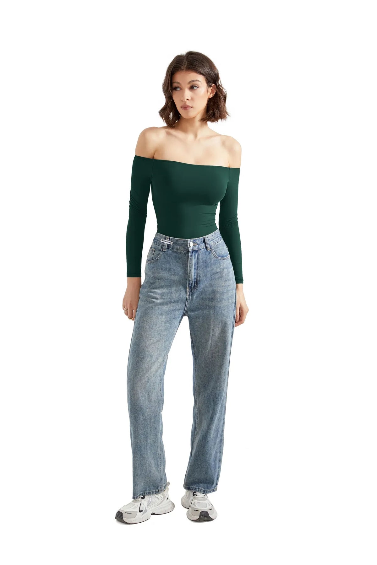 Buttery Soft Off Shoulder Bodysuit - Long Sleeve