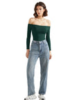 Buttery Soft Off Shoulder Bodysuit - Long Sleeve